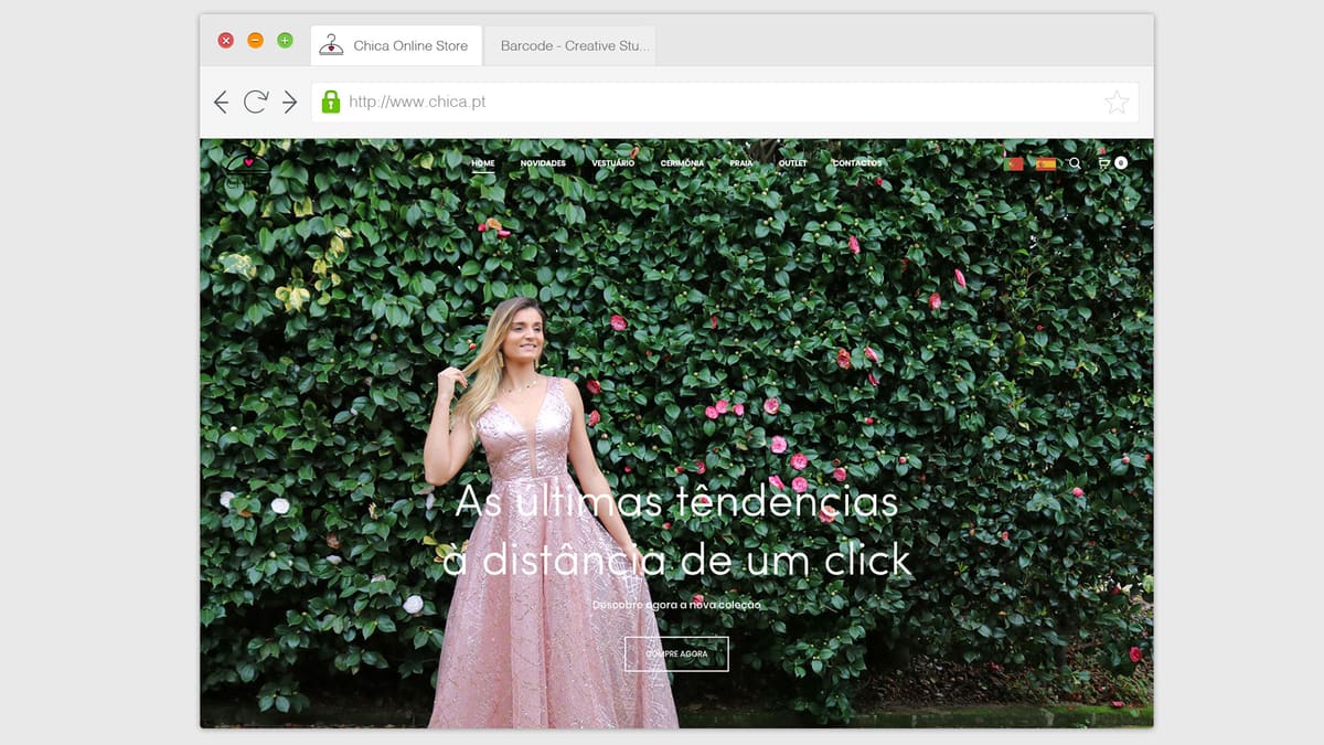 Chica — projeto da Barcode Creative Studio