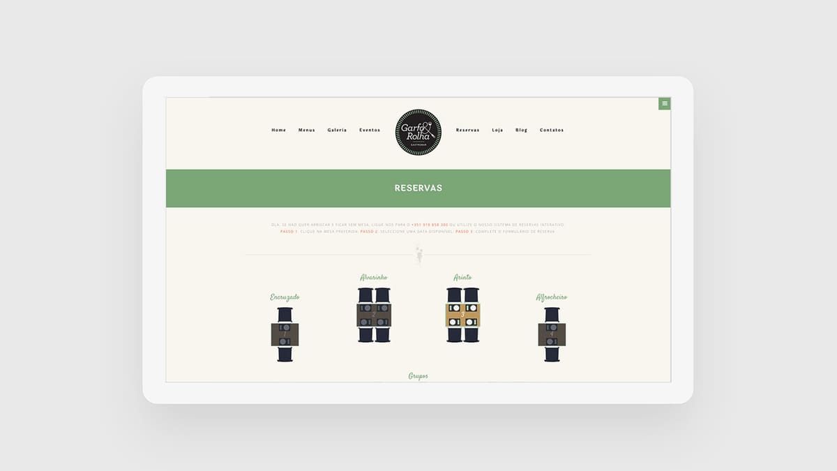 Garfo & Rolha — projeto da Barcode Creative Studio