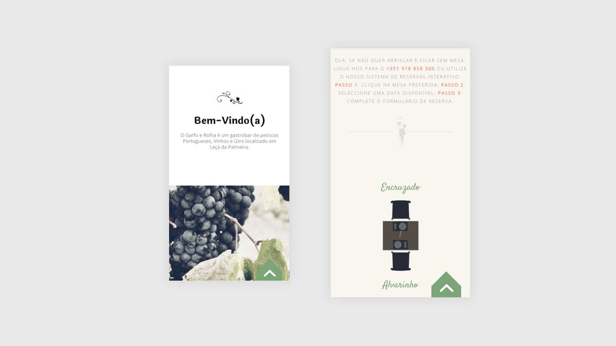 Garfo & Rolha — projeto da Barcode Creative Studio