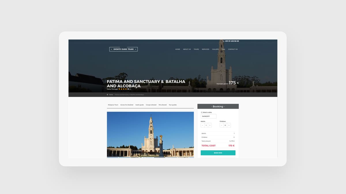 Oporto Guide Tours — projeto da Barcode Creative Studio
