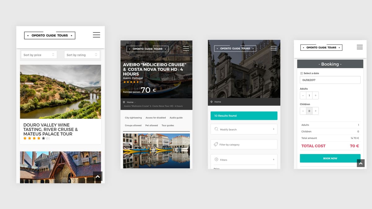 Oporto Guide Tours — projeto da Barcode Creative Studio